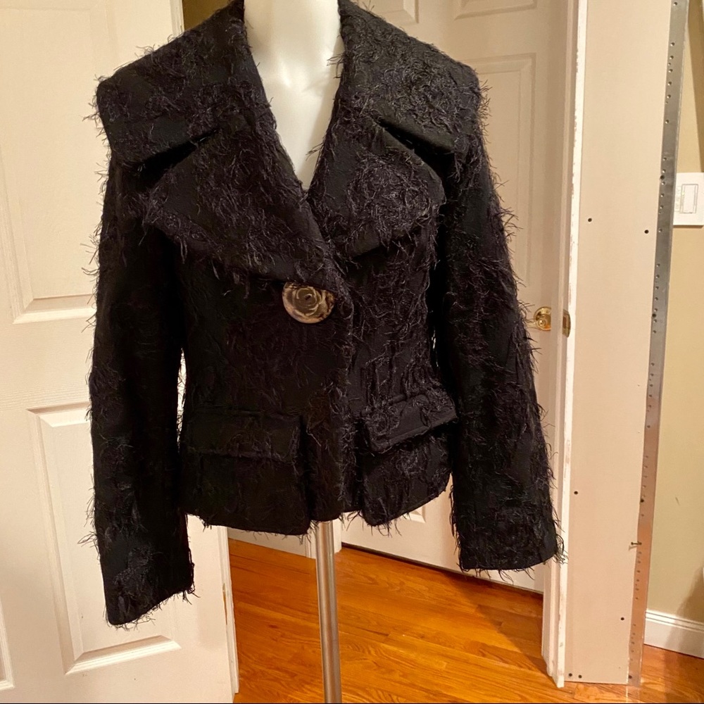 Eye Women’s Blk Waist Length Jacket SZ 6